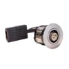 Udendørs GU10 Indbygningsspot | 230V | Ø76mm | VENTA | Sølv