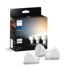 Udendørs Indbygningsspot | 3-Pak | Inkl. Philips Hue Gu10 | White Ambiance | 400lm | 4,2W | Hvid