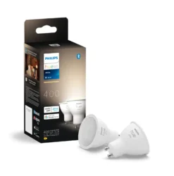 Udendørs Indbygningsspot Sæt | 10-Pak | Inkl. Philips Hue Gu10 | White | Bridge + Sensor | 400lm | 4,2W