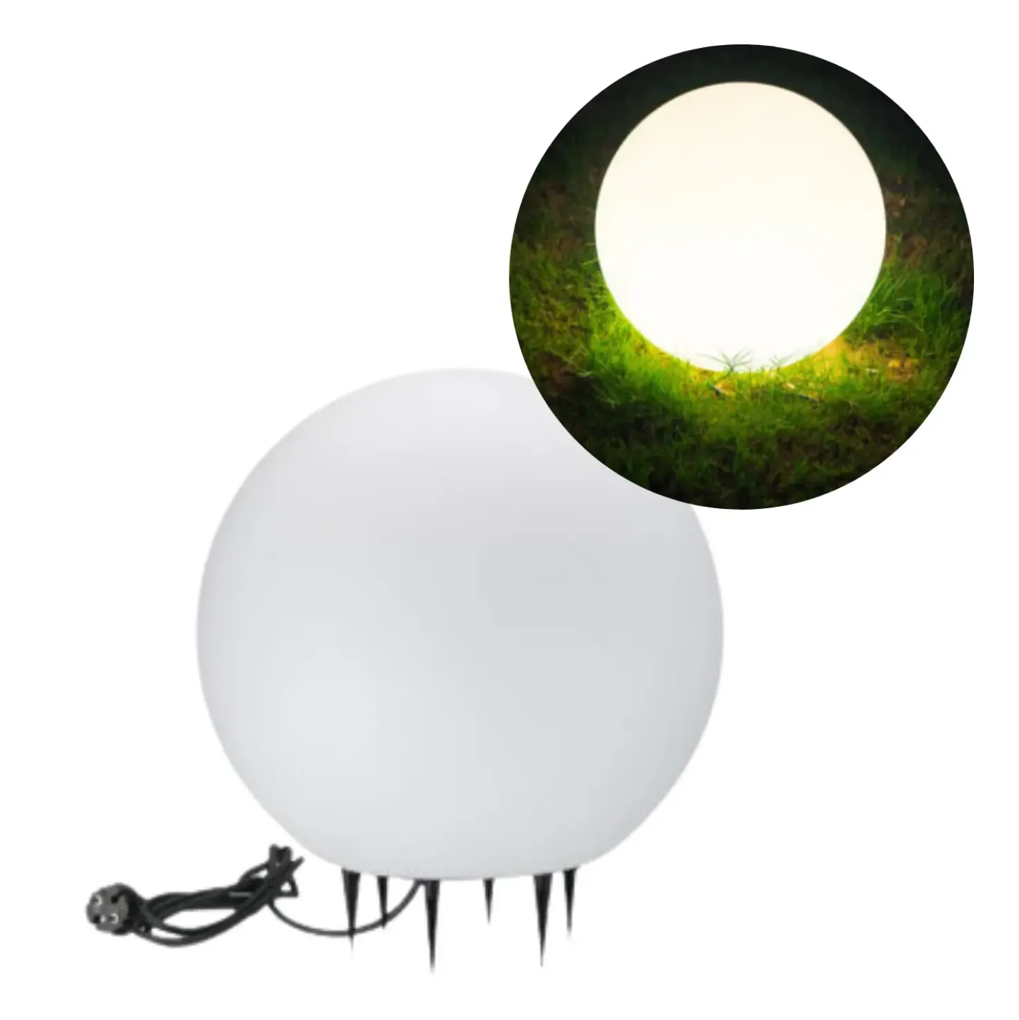 Udendørs kuglelampe | Havelampe | Ø400 | E27 | 25W | IP65