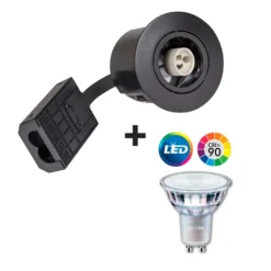 Udendørs LED Spot | Philips Ra90 | VENTA | Mat Sort | Gu10 230V (Dæmpbar)