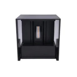 Udendørs LED væglampe | Sort | 2X3W | 4000K | IP54