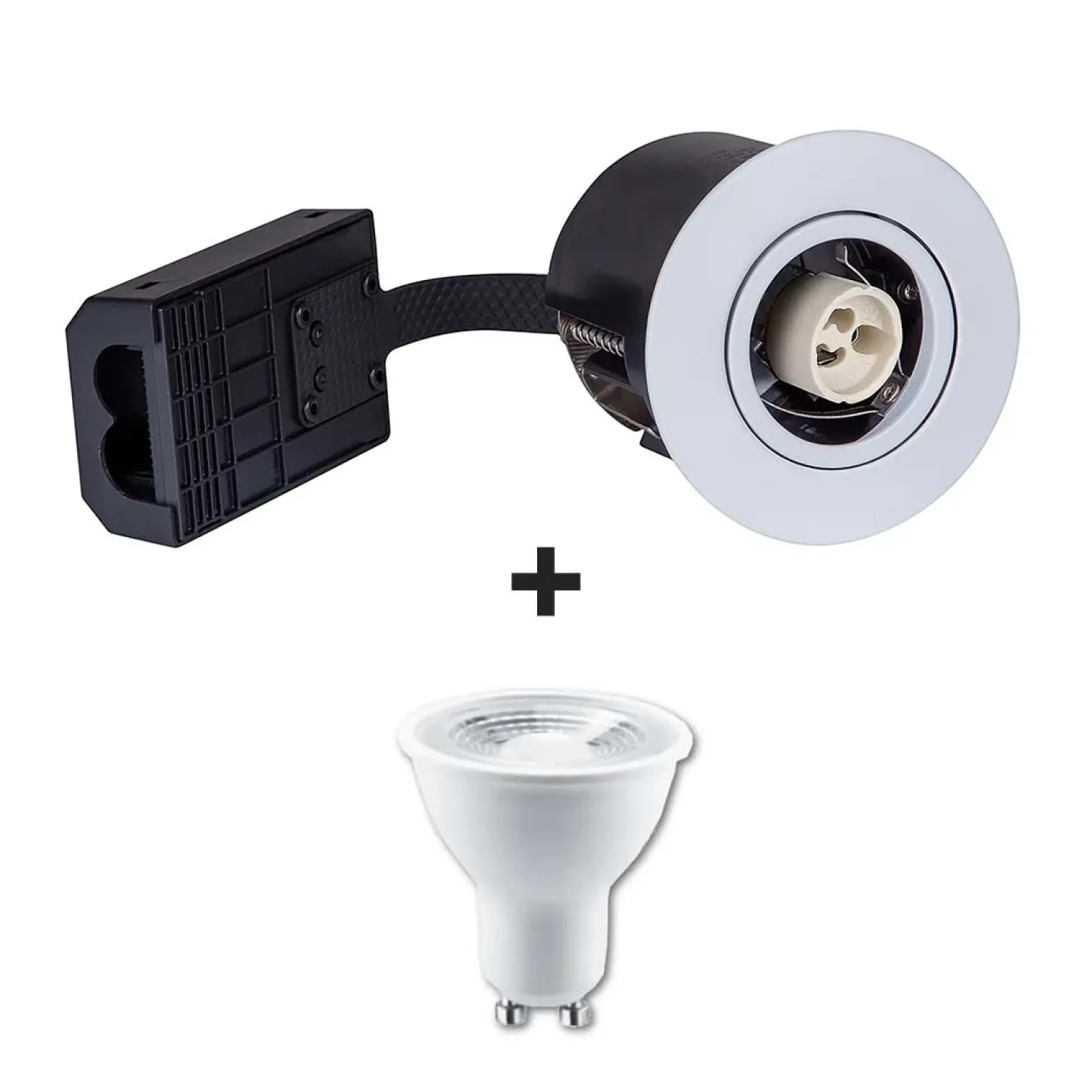 Udendørs Spot I VENTA | Mat Hvid | Samsung Gu10 | 230V (Ikke-Dæmpbar)