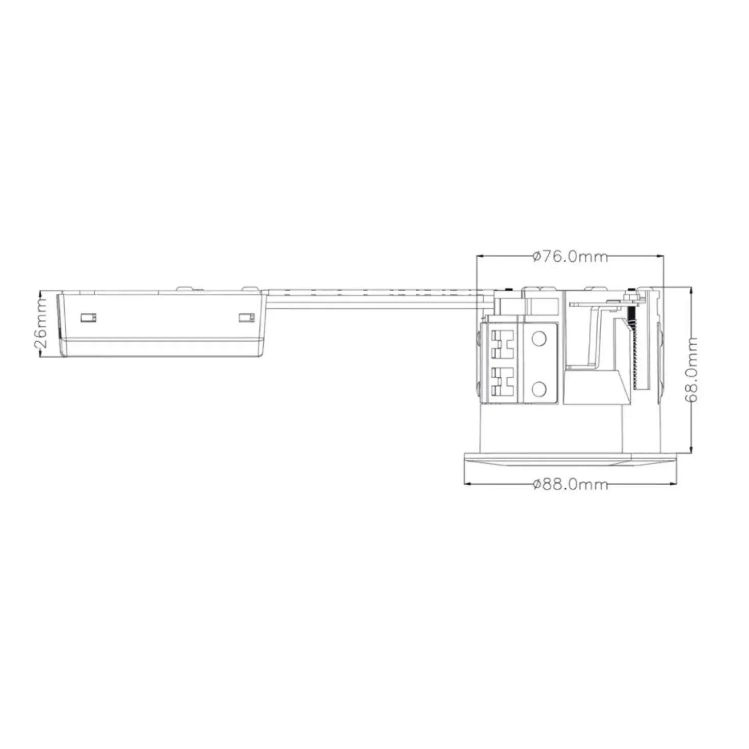 Udendørs Spot | 12-pak | 230V | Indbygningsspot | inkl. Philips GU10 pærer | VENTA | Hvid