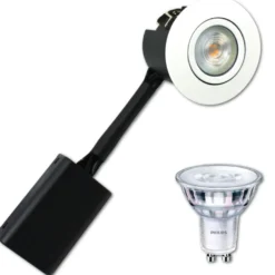Udendørs Spot | Philips Gu10 | PRIMA | Mat. Hvid | 230V (Dæmpbar)