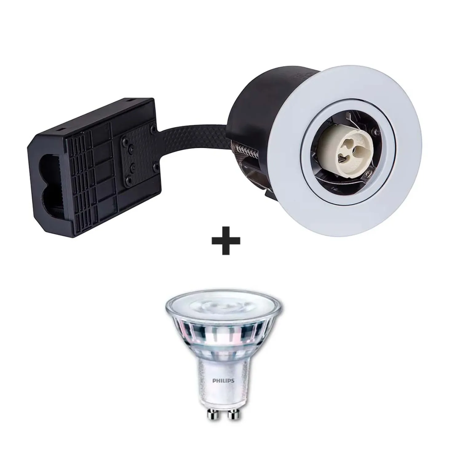 Udendørs Spot | Philips Gu10 | VENTA | Mat Hvid | 230V (Dæmpbar)