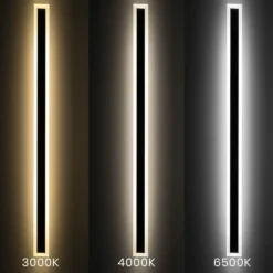 Udendørs Væglampe | 1500cm | 3CCT | 3640lm | 30W | WOW | Sort