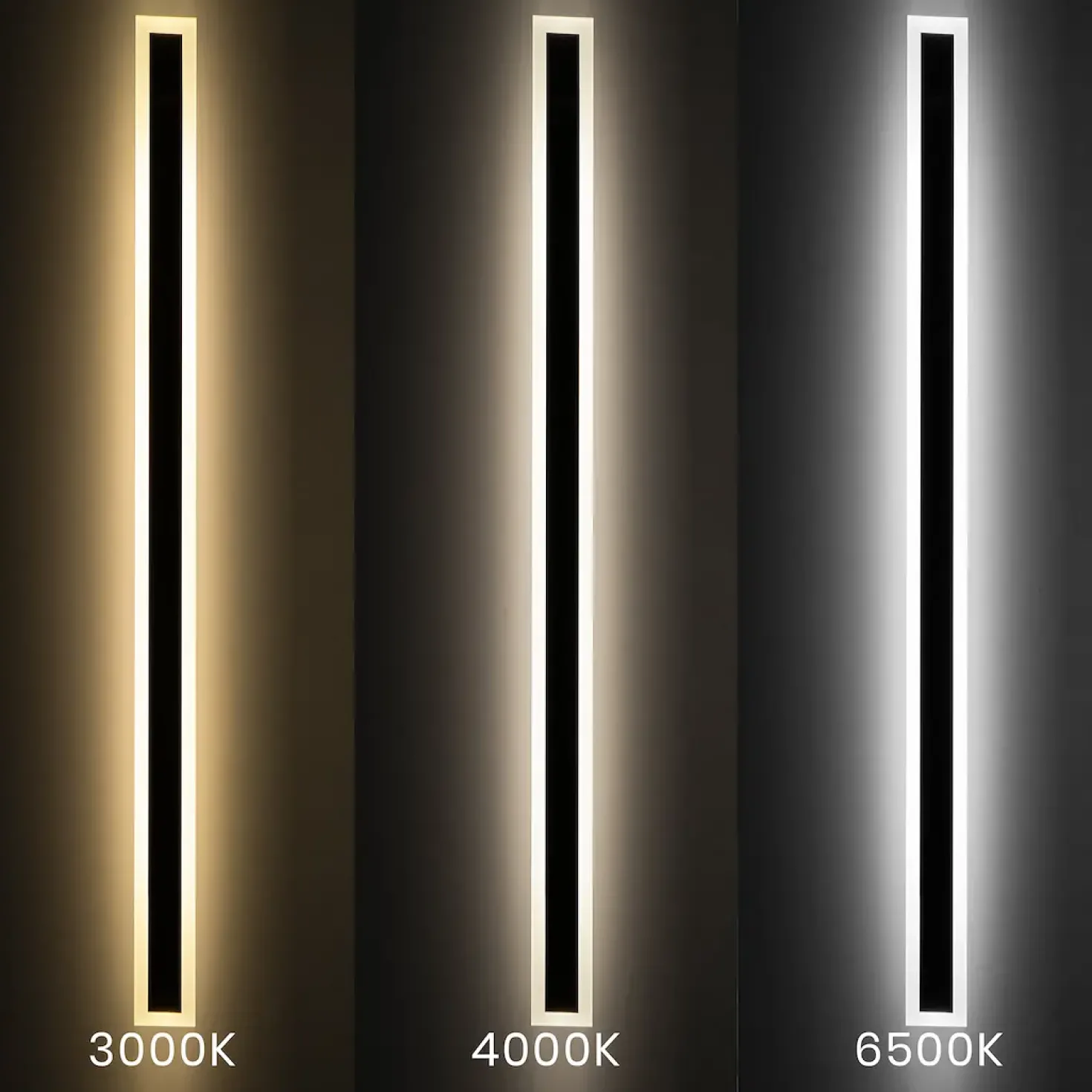 Udendørs Væglampe | 1500cm | 3CCT | 3640lm | 30W | WOW | Sort