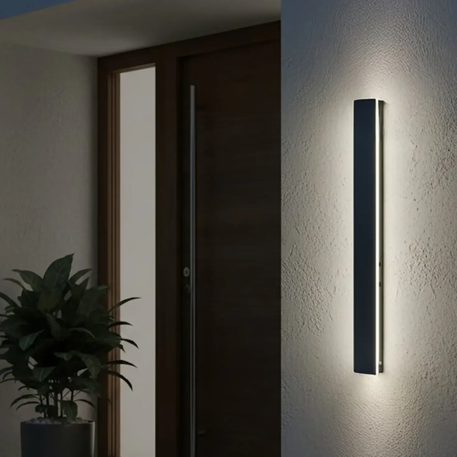 Udendørs væglampe | 60cm | 4000K | 650lm | 12W | MIRANA | Sort
