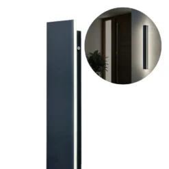 Udendørs væglampe | 60cm | 4000K | 650lm | 12W | MIRANA | Sort