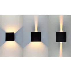 Udendørs Væglampe | Facadelampe | Sort | G9 | Up & Down Light