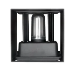 Udendørs Væglampe | Facadelampe | Sort | G9 | IP65 | Up & Down Light