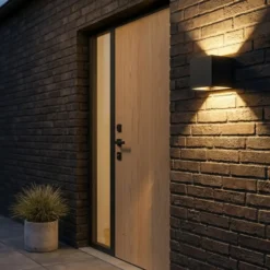 Udendørs Væglampe | Facadelampe | Sort | G9 | IP65 | Up & Down Light