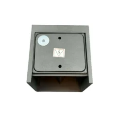 Udendørs Væglampe inkl. Pære | 4-Pak | 3000K | 380lm | 4W | IP65 | Sort