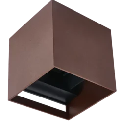 Udendørs Væglampe inkl. Pære | 4-Pak | 3000K | 380lm | 4W | IP65 | Brun