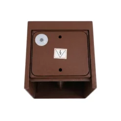 Udendørs Væglampe inkl. Pære | 4-Pak | 3000K | 380lm | 4W | IP65 | Brun