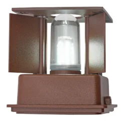 Udendørs Væglampe inkl. Pære | 4-Pak | 3000K | 380lm | 4W | IP65 | Brun