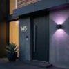 Udendørs Væglampe | 4-Pak | RGB+CCT | 540lm | 6W | Hue Kompatible | TENZA | Sort
