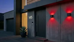 Udendørs Væglampe | RGB+CCT | 540lm | 6W | Hue Kompatible | TENZA | Sort
