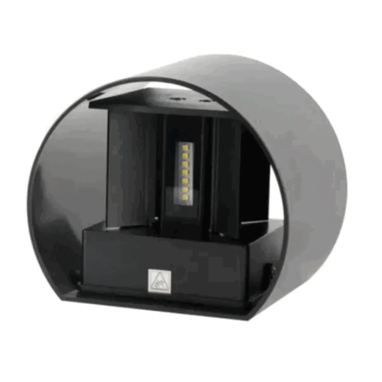 Udendørs væglampe | 2x3W | 4000K | Sort | IP54