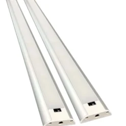 Underskabsarmatur med Sensor | 60cm | 2 stk. | Dæmpbar | 4000K | 900lm | 9W | Sølv