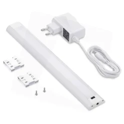 Underskabsarmatur med Sensor | 60cm | Dæmpbar | 4000K | 900lm | 9W | Sølv