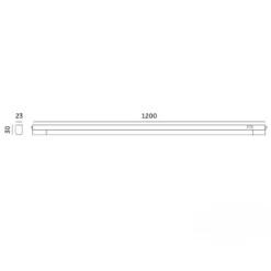 Underskabsarmatur | 16w | 120cm | CCT | Hvid