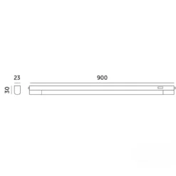 Underskabsarmatur | 12w | 90cm | 1200lm | CCT | Hvid