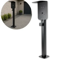 Universel Ladeboks Stander | 120cm | Holder til elbil væglader | Galvaniseret