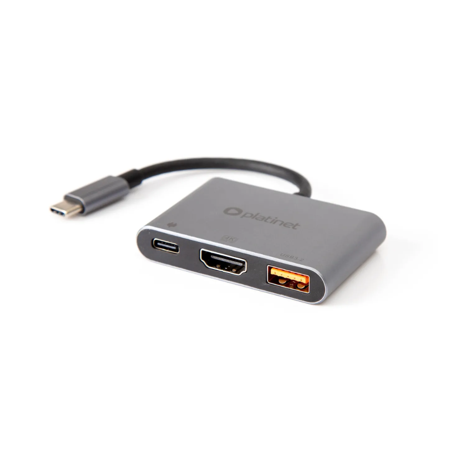 USB-C hub | 3-i-1 | HDMI | USB | USB-C | Plug & play