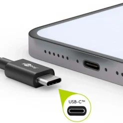 USB-C Kabel | 3.0A | 2m | Sort | Universal (51243)