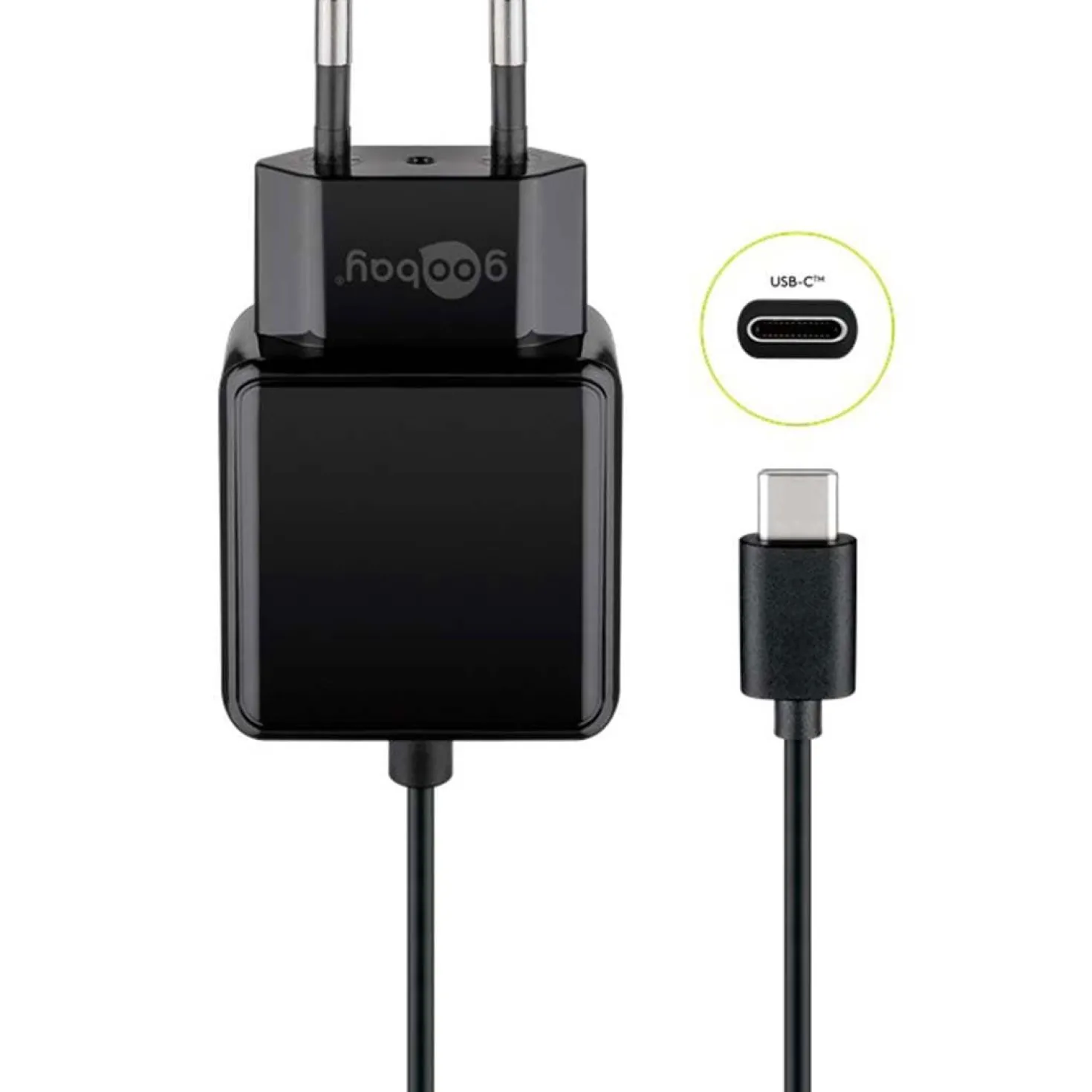 USB-C Oplader | 3.0A | 15W | Fast stik | 1.5m | Universal (45040)
