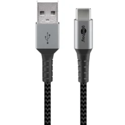 USB C Til USB A | Lightningkabel | 2m | 60W | Knækbeskyttelse