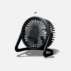 USB Ventilator | Ø15cm | Bord Ventilator | Sort