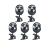 USB Ventilator Med Bordklemme | 5 stk. | Sort | 2W | Bordventilator