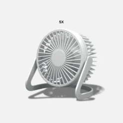 USB Ventilator | 5-Pak | Ø15cm | Bord Ventilator | Hvid