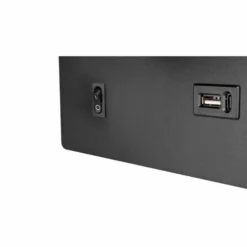 Væghængt Sengelampe Med Hylde og USB Stik | USB A+C | G9 | Messing Og Sort