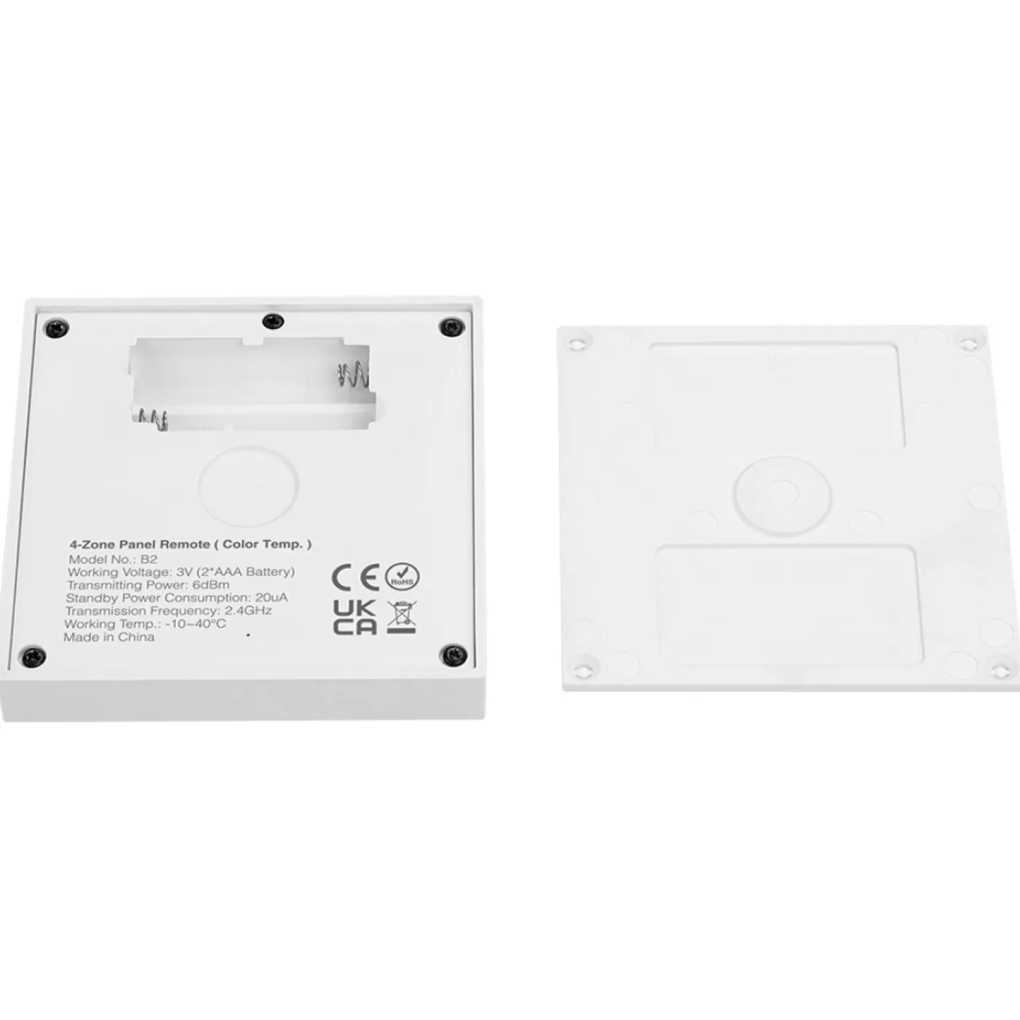 Vægpanel | Mi-Light | 4-zoner | CCT + lysdæmper