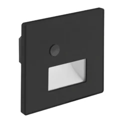 Vægspot | 3CCT | PIR | 58lm | 1.2W | WEKTOR D | Sort