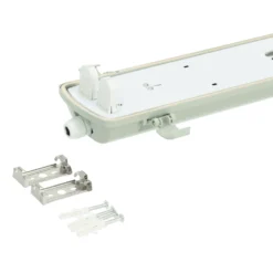 Vækstlys Armatur 120cm | 21 PPF | 15W | IP20 | Inkl. 2. stk Osram Grolys Rør | FLUORA