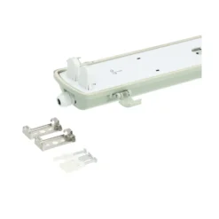 Vækstlys Armatur 120cm | 21 PPF | 15W | IP20 | Inkl. 2. stk Osram Grolys Rør | FLUORA