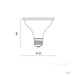 Vækstlys Lampe + Pære | 2-Pak | 7,4 PPF | 7W | 2 Arme | Med Klemme | Sort