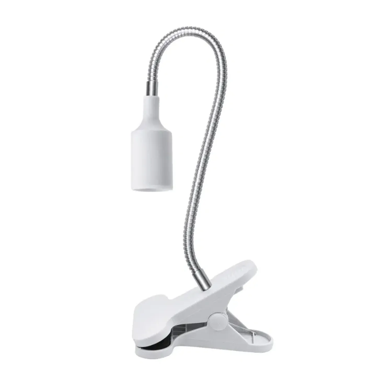Vækstlys Lampe + Pære | 2-Pak | 7,4 PPF | 7W | Med Klemme | Hvid