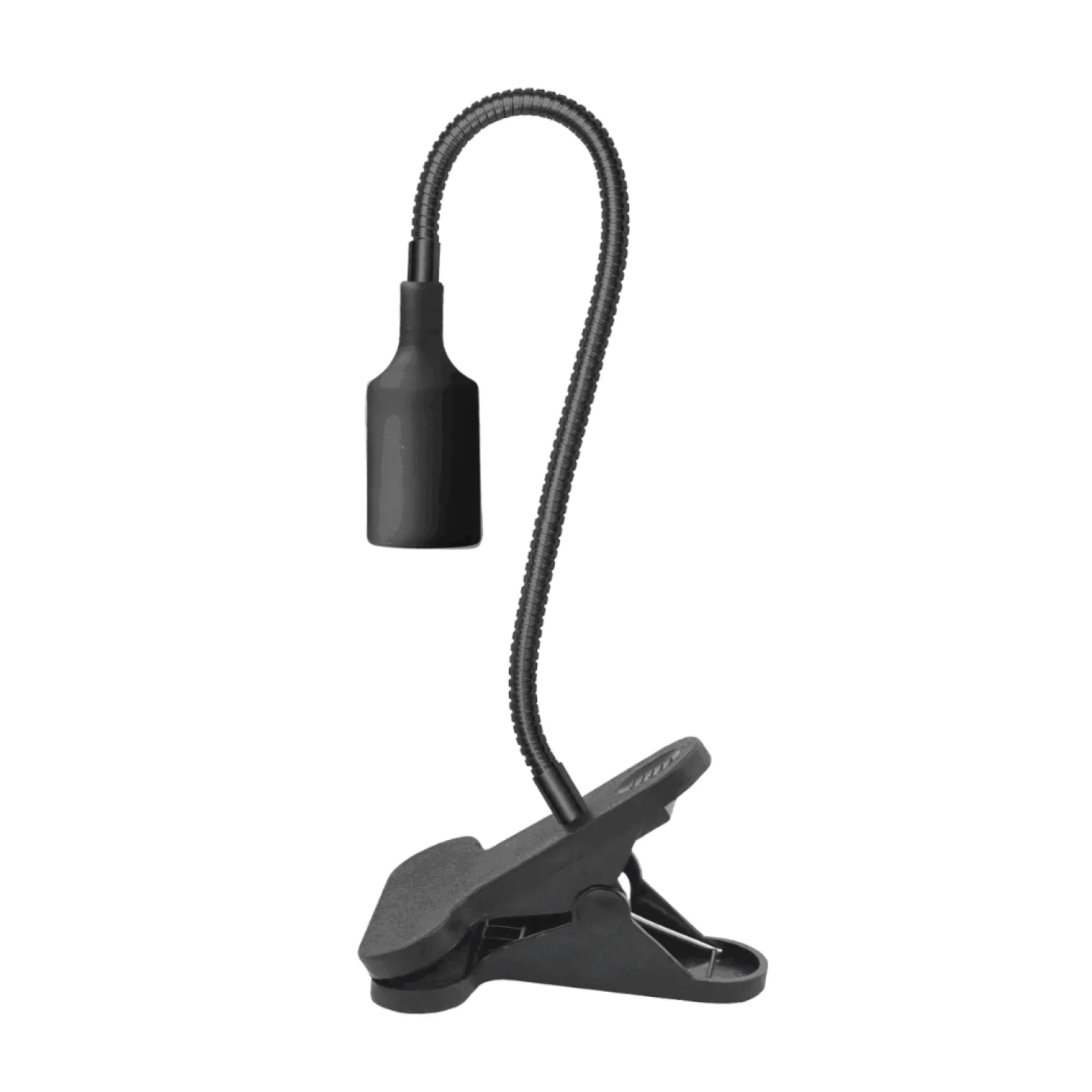 Vækstlys Lampe + Pære | 2-Pak | 7,4 PPF | 7W | Med Klemme | Sort