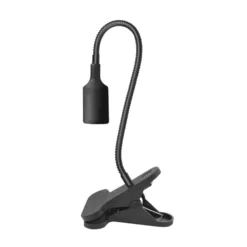 Vækstlys Lampe + Pære | 2-Pak | 10,98 PPF | 8W | Med Klemme | Sort
