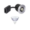 12V LED Spot | Inkl. MR16 / GU5.3 | VENTA | Børstet Alu | 3000K