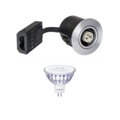 12V LED Spot | Inkl. MR16 / GU5.3 | VENTA | Børstet Alu | 3000K