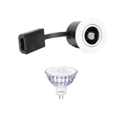 12V LED Spot | Inkl. MR16 / GU5.3 | VENTA | Mat Hvid | 3000K