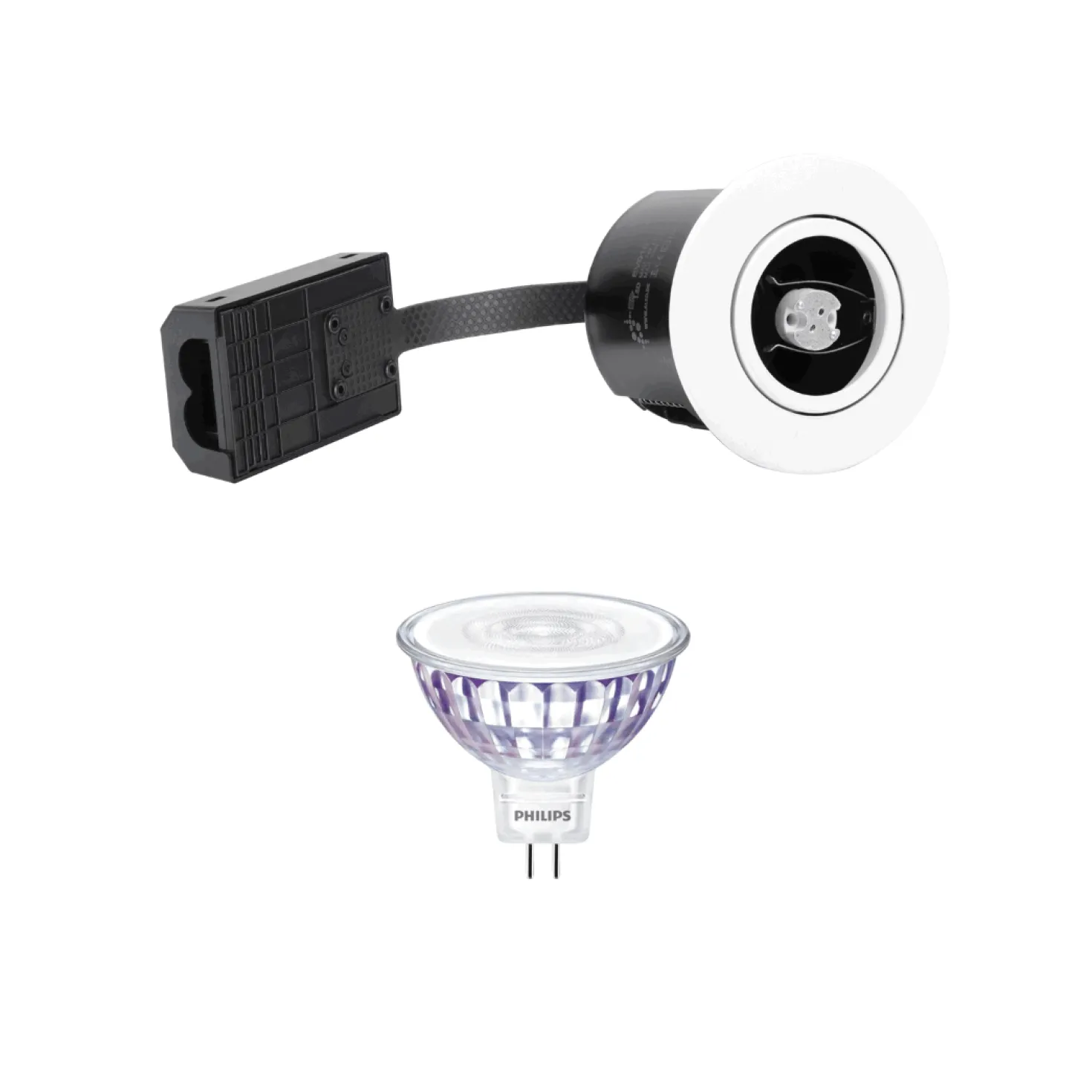 12V LED Spot | Inkl. MR16 / GU5.3 | VENTA | Mat Hvid | 3000K
