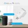 WiFi Stikkontakt med energimåler | Smart Plug | Elmåler til stikkontakt | 16A | Hvid